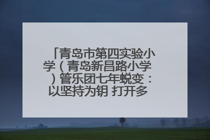 青岛市第四实验小学（青岛新昌路小学）管乐团七年蜕变：以坚持为钥 打开多元成长之门