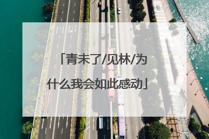 青未了/见林/为什么我会如此感动