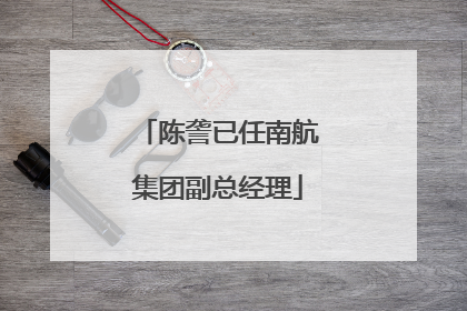 陈詟已任南航集团副总经理