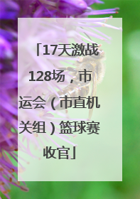 17天激战128场，市运会（市直机关组）篮球赛收官