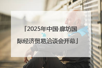 2025年中国·廊坊国际经济贸易洽谈会开幕
