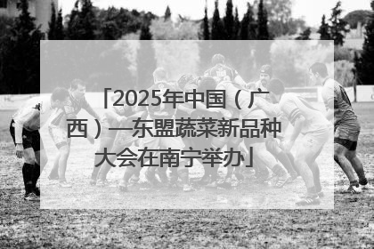 2025年中国（广西）—东盟蔬菜新品种大会在南宁举办