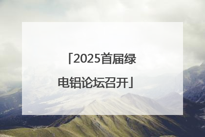2025首届绿电铝论坛召开