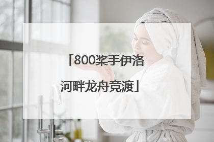 800桨手伊洛河畔龙舟竞渡